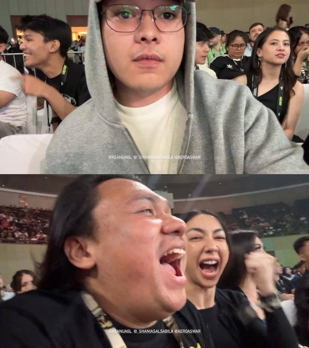 Jeje Soekarno dan Keanu nonton duel El Rumi Vs Jefri Nichol