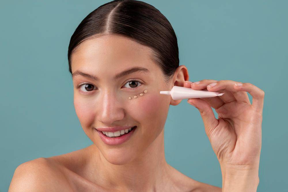 ilustrasi seseorang memakai concealer (freepik.com/pikisuperstar)