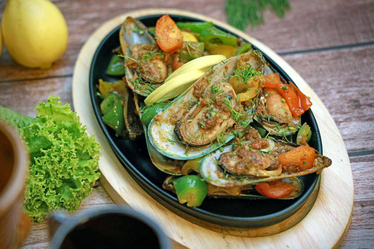 kerang hijau saus tiram 