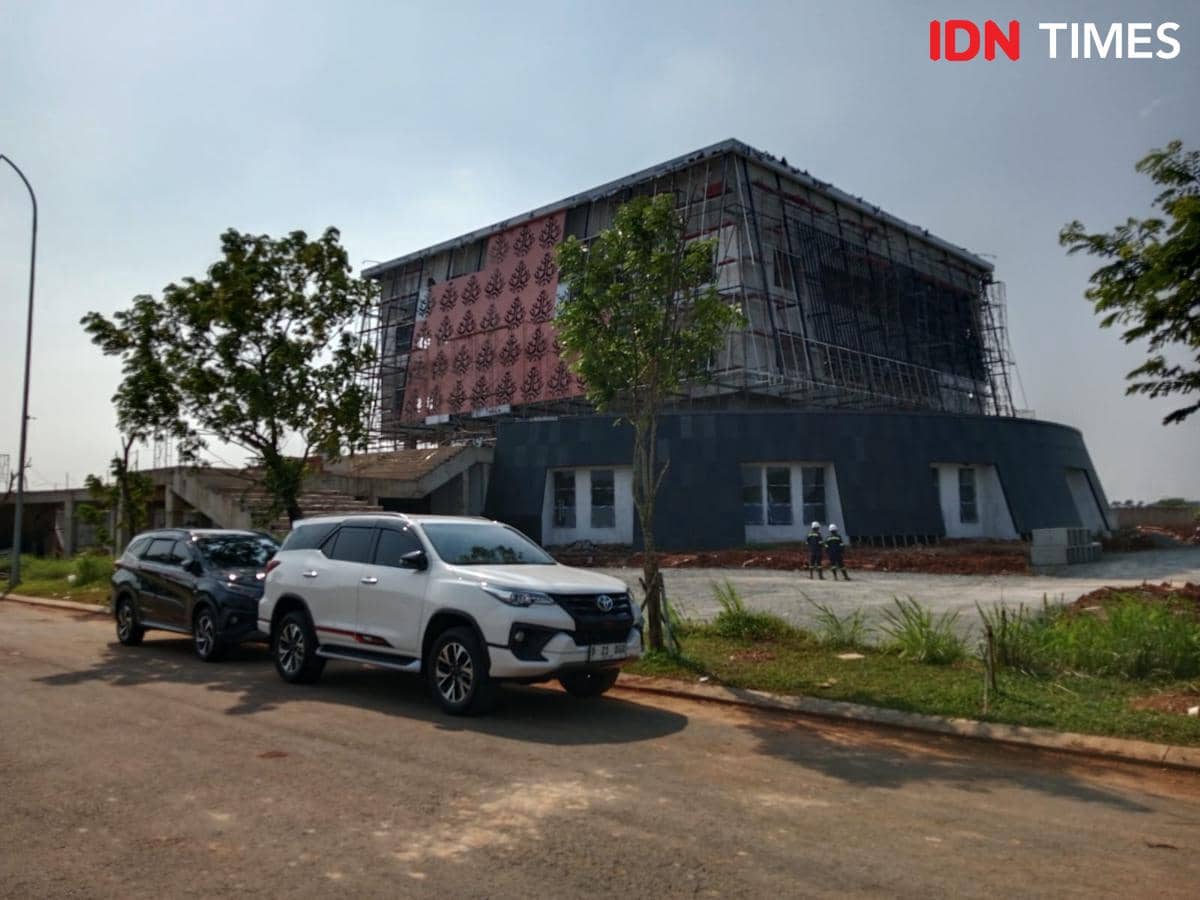 Pembangunan gedung MPP Kabupaten Tangerang (IDN Times/Maya Aulia Aprilianti)