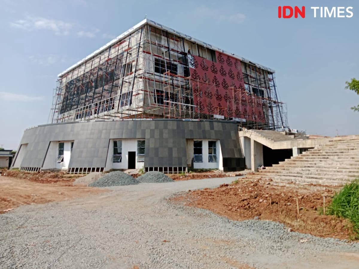 Pembangunan gedung MPP Kabupaten Tangerang (IDN Times/Maya Aulia Aprilianti)