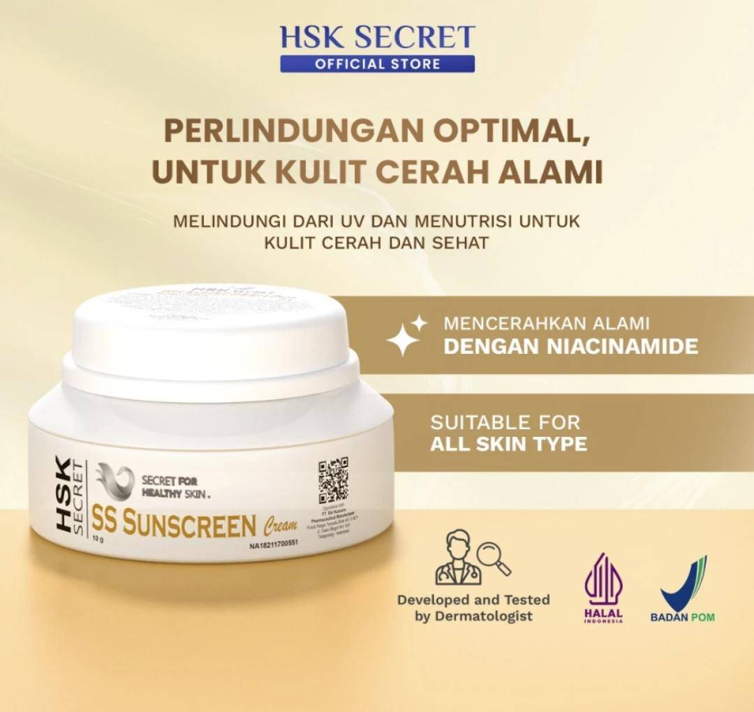 HSK Secret SS Sunscreen SPF 50 PA+++ (hsksecret.id)