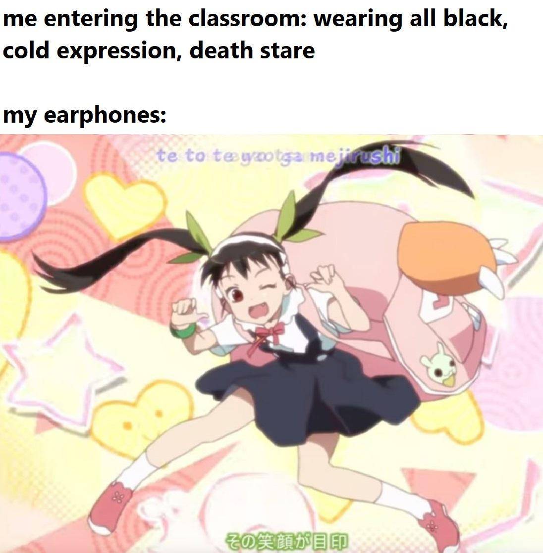 meme anime tentang musik 