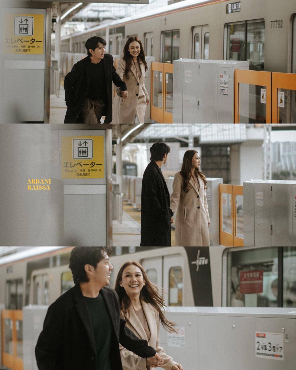 Prewedding Arbani Yasiz dan Raissa, Romantis di Jepang