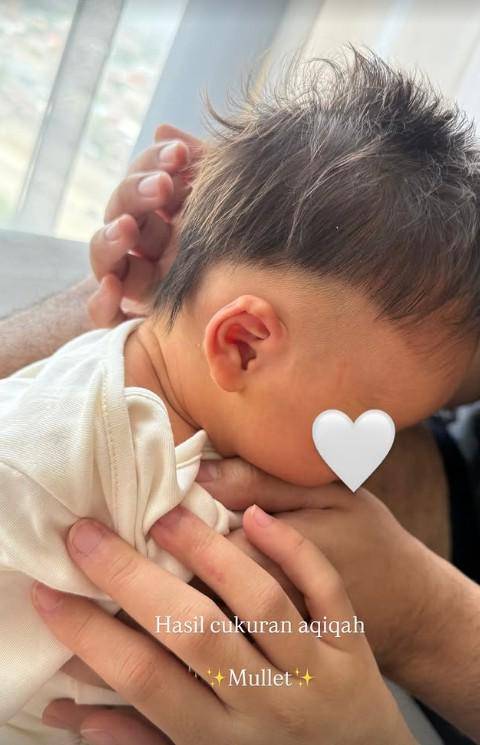 Akikah Baby Arya, Anak Pertama Anggika Bolsterli