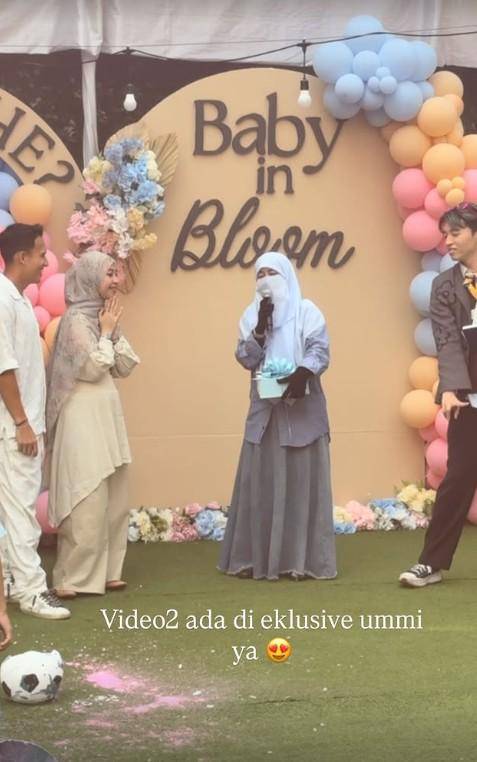 Gender Reveal Adiba Khanza (Instagram.com/_ummi_pipik_)