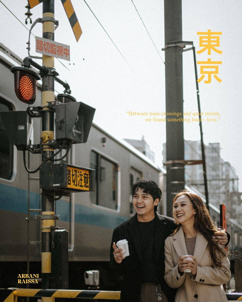 Prewedding Arbani Yasiz dan Raissa, Romantis di Jepang