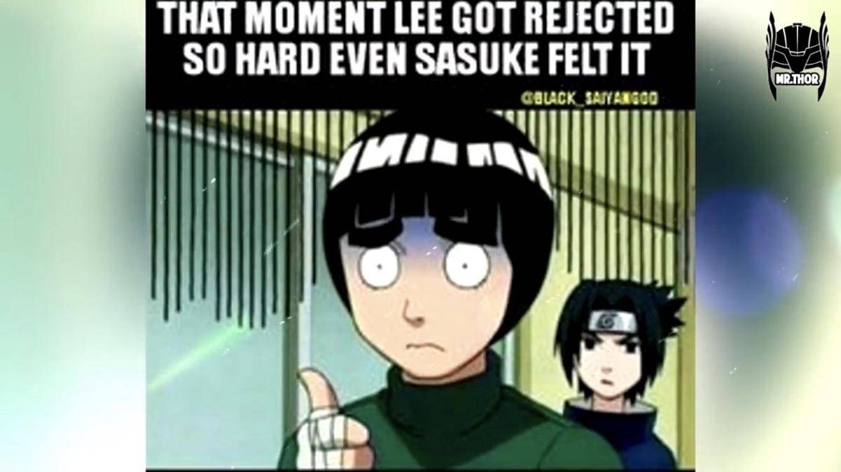 meme Rock Lee masih Genin 