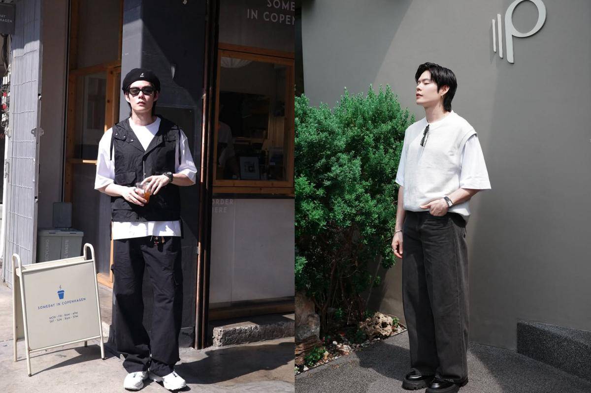 OOTD monokrom ala Nodt Nutthasid