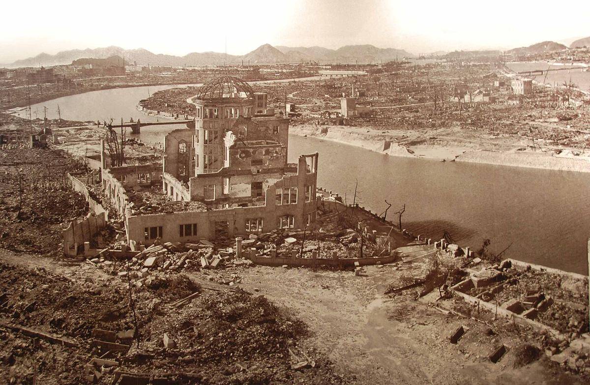 suasana Hiroshima pasca ledakan bom atom