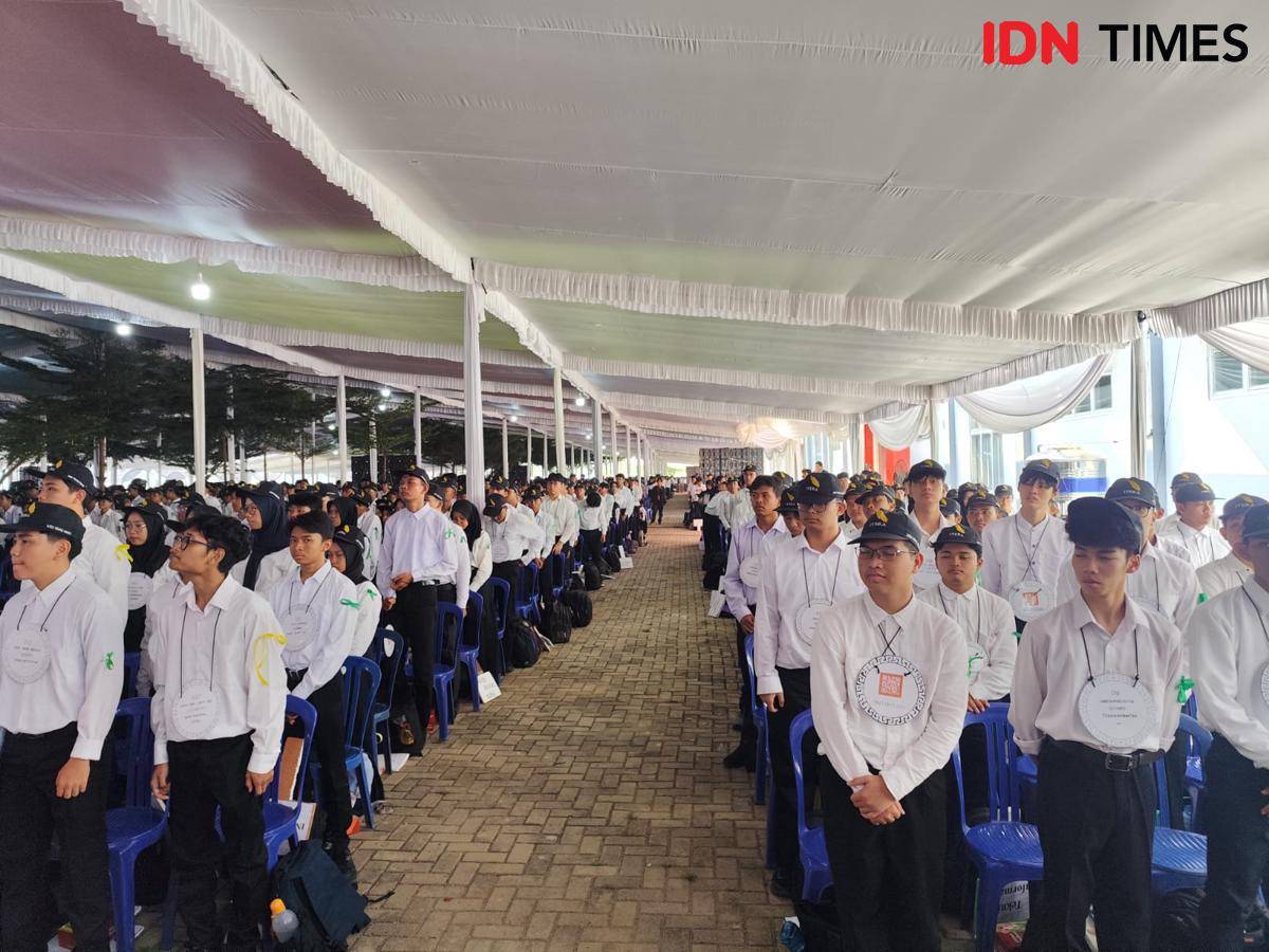 Mahasiswa baru ITERA. (IDN Times/Muhaimin)
