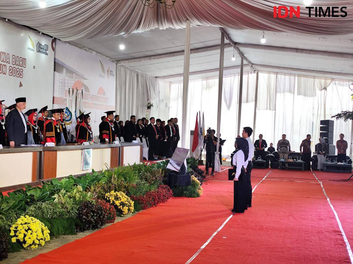 Penerimaan mahasiswa baru ITERA. (IDN Times/Muhaimin)