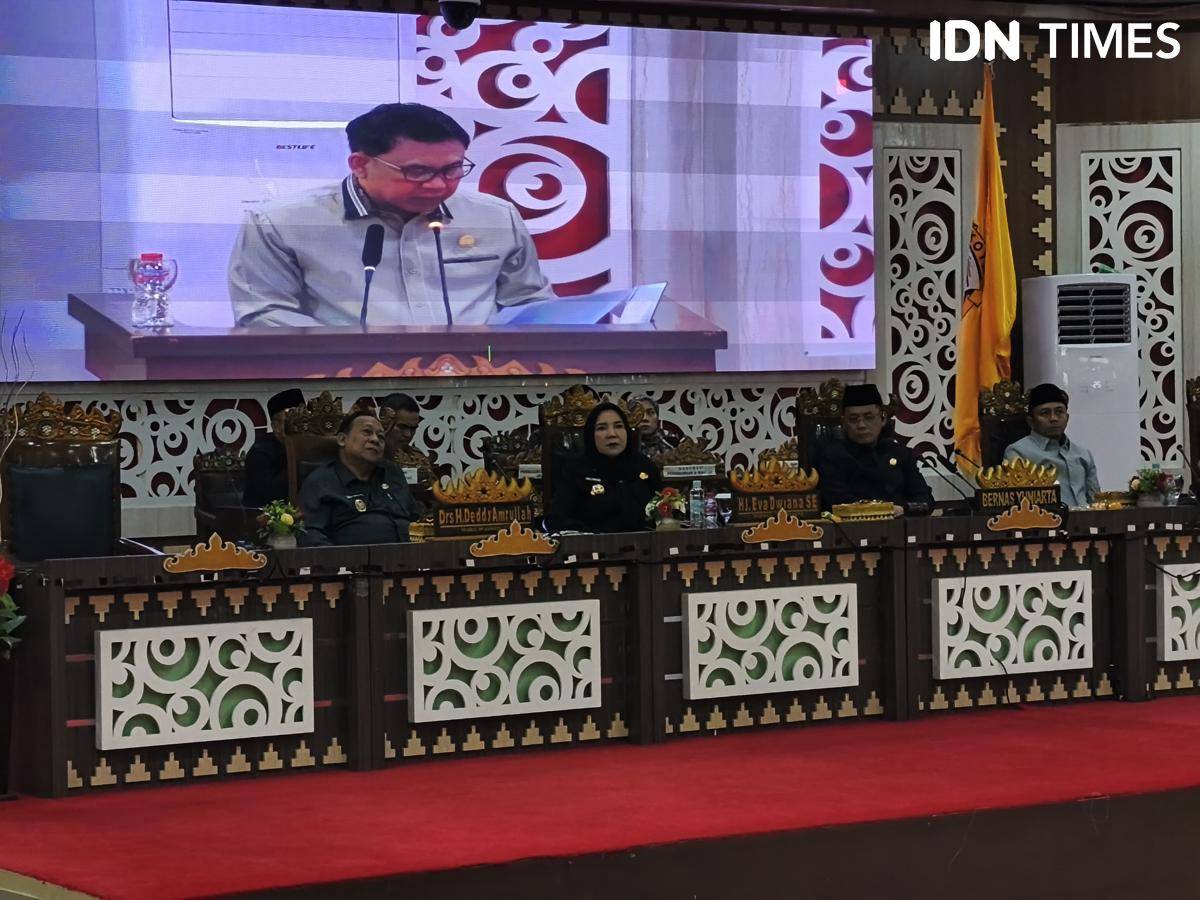 Wakil Walikota Bandar Lampung, Deddy Amarullah saat di RPJMD DPRD Bandar Lampung. (IDN Times/Muhaimin)