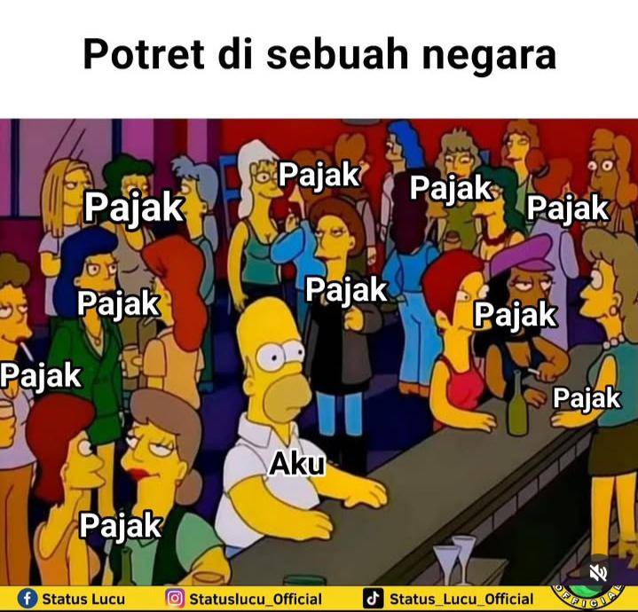 meme pajak (instagram.com/statuslucu_official)