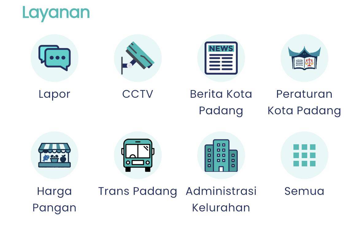 Pelayanan yang diberikan di aplikasi Padang Mobile (Foto: IDN Times/Halbert Caniago)