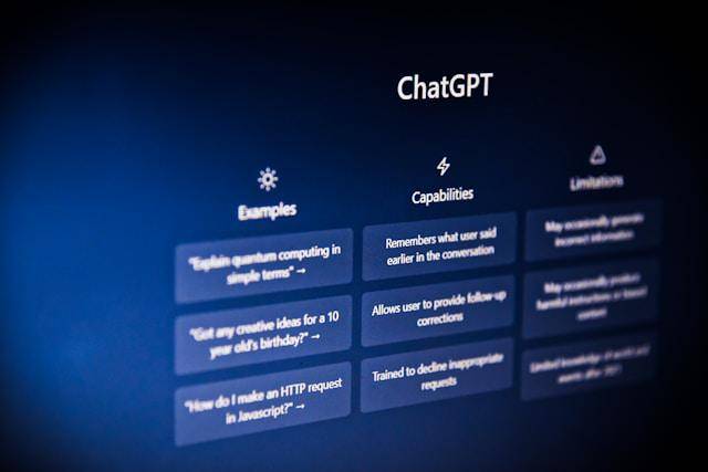 tampilan dashboard ChatGPT