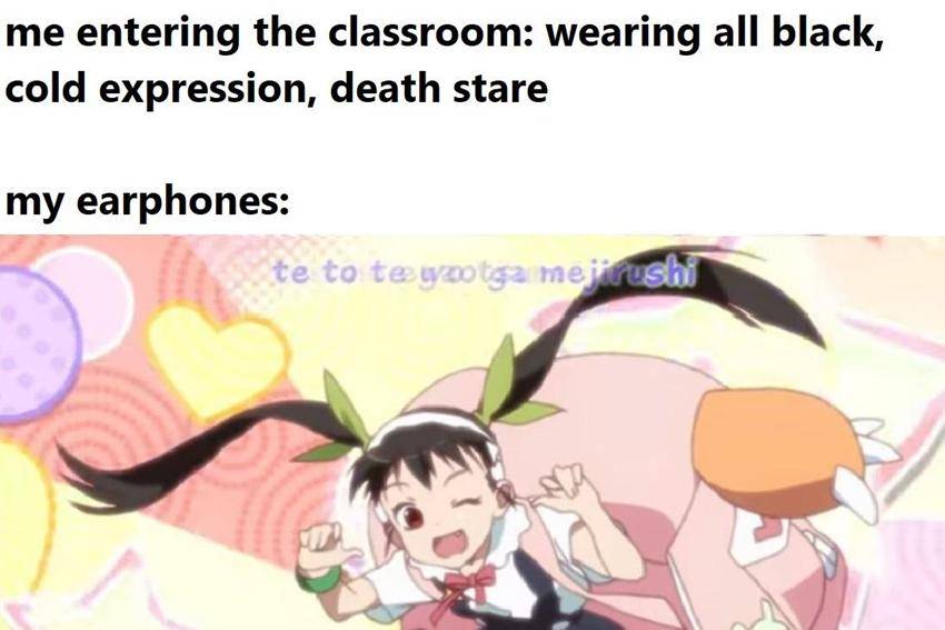 meme anime tentang musik 