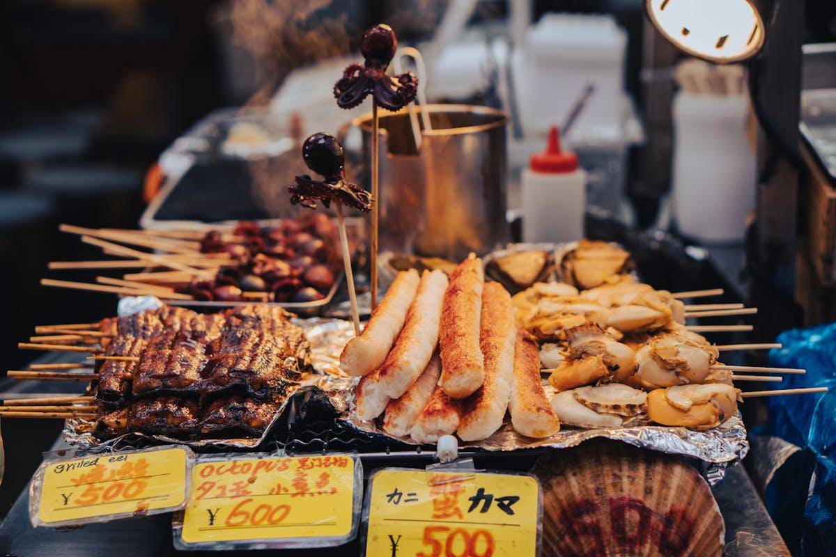 ilustrasi street food di Tokyo Jepang (pexels.com/Thành Văn Đình)