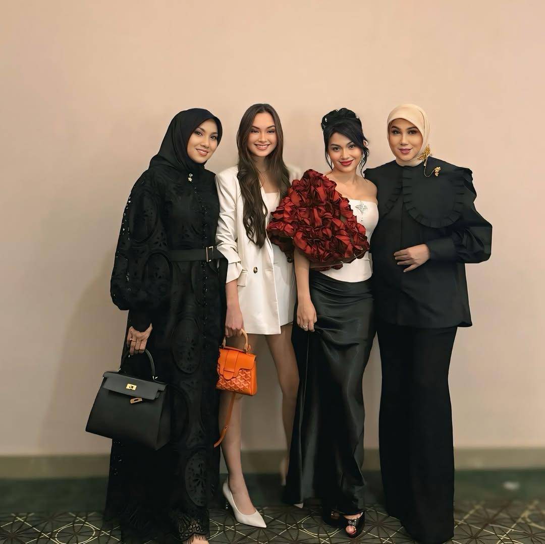 potret Marini Zumarnis dukung film La Tahzan 