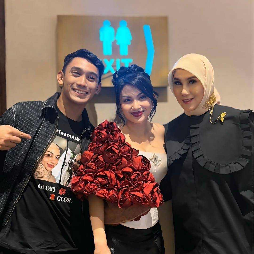 potret Marini Zumarnis dukung film La Tahzan 