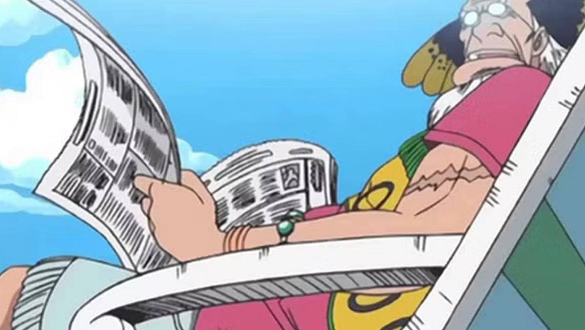 Crocus saat memperkenalkan diri - One Piece