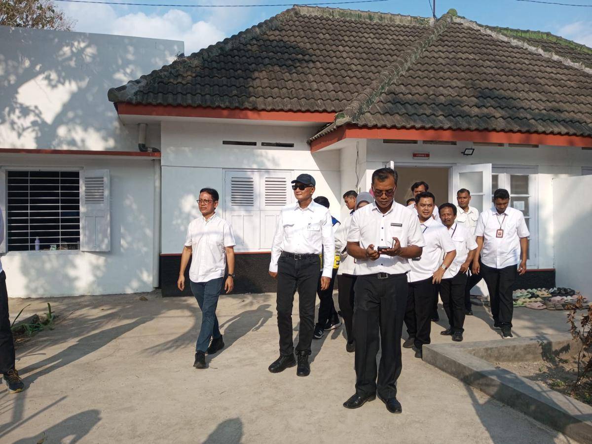 Menteri PU Dody Hanggodo tinjau SRMA 19 Bantul.