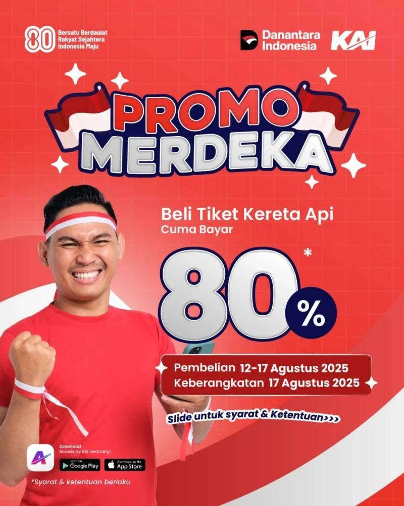Potret Promo Merdeka KAI