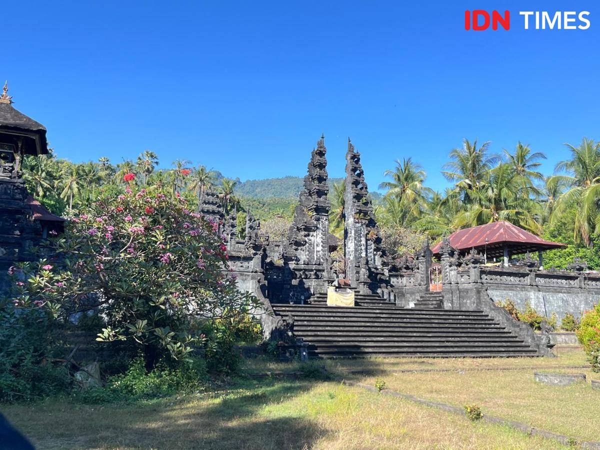 Potret salah satu pura di Desa Wisata Les, Buleleng, Bali 