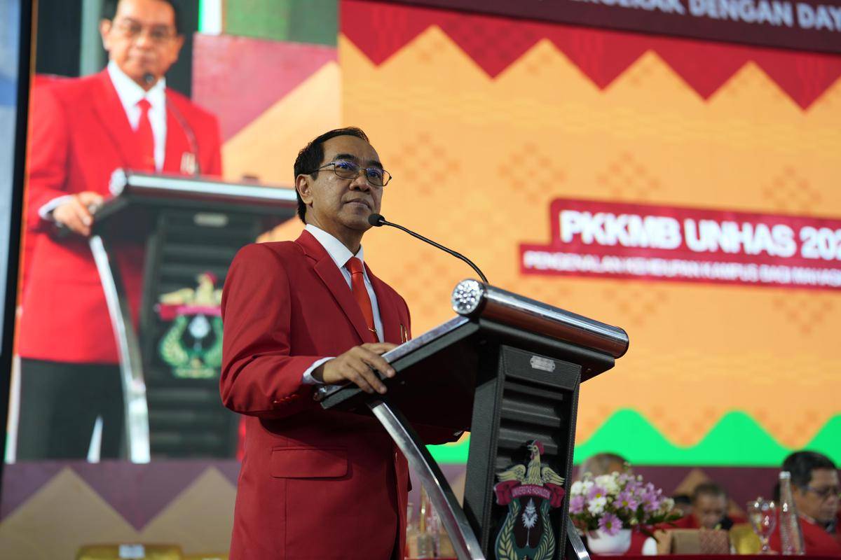 Rektor Unhas Prof. Jamaluddin Jompa. (dok. Humas Unhas)