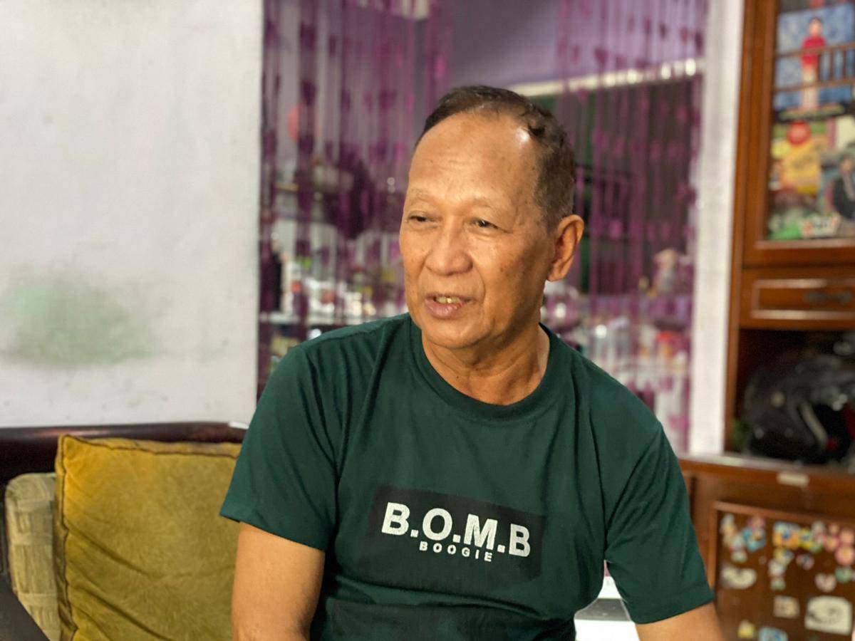 Ketua RT 11 Padukuhan Plumbon, Sutrisno 