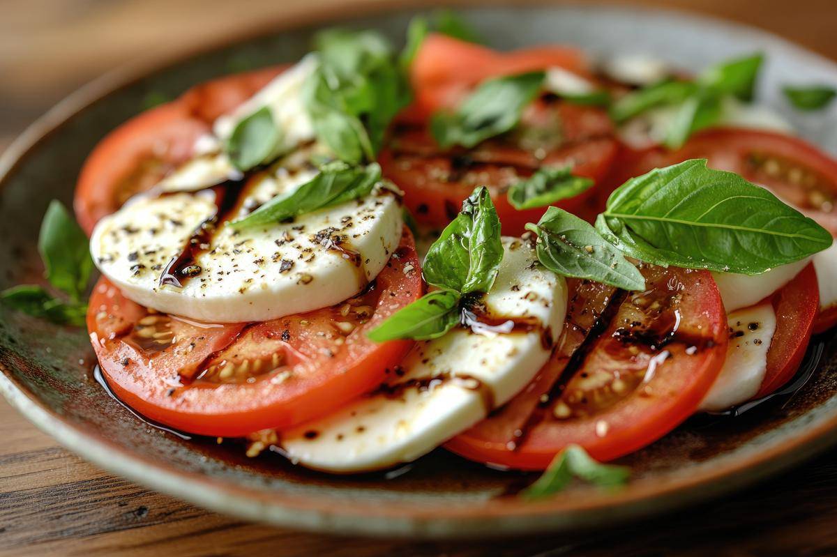 ilustrasi caprese salad (vecteezy.com/Lubos Chlubny)