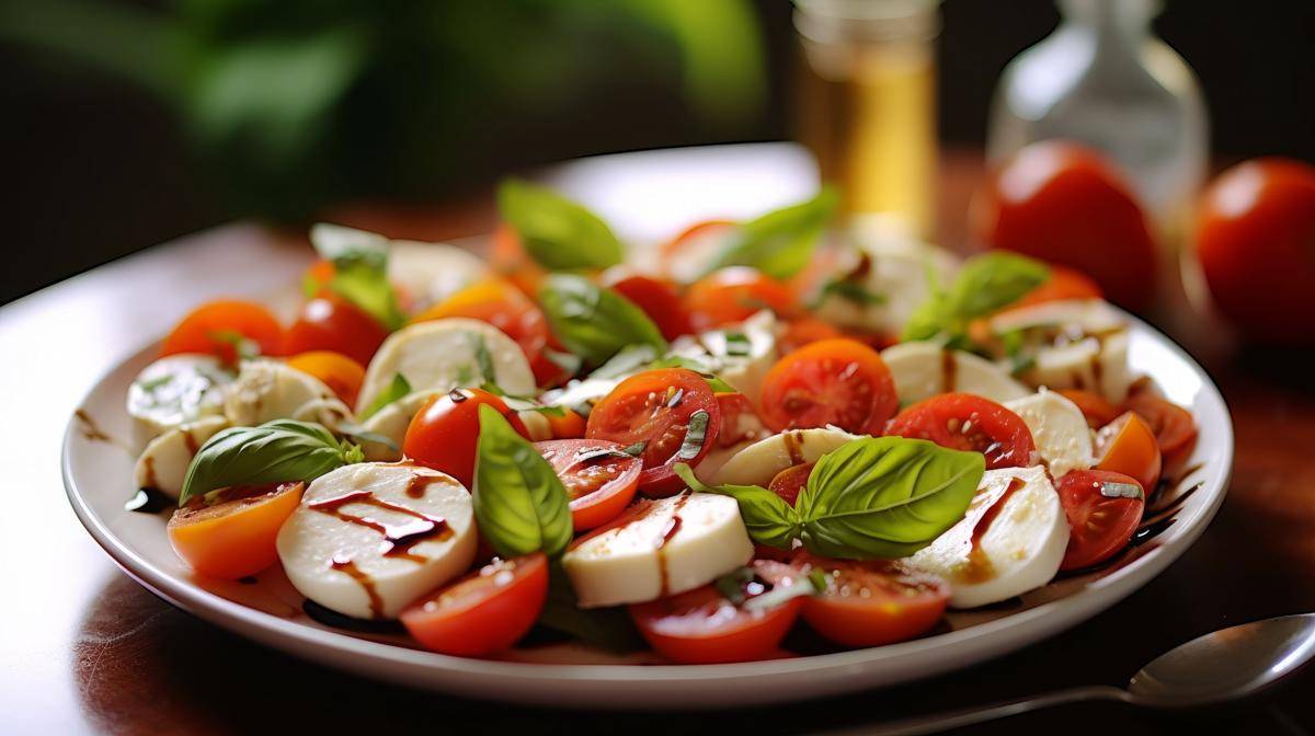 ilustrasi caprese salad (vecteezy.com/Adam Zubek-Nizol)