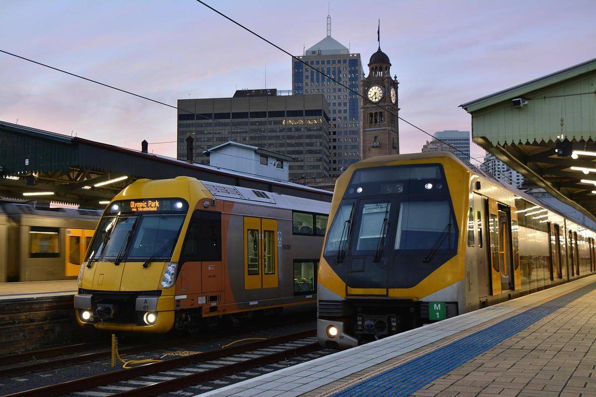 Potret kereta di Sydney