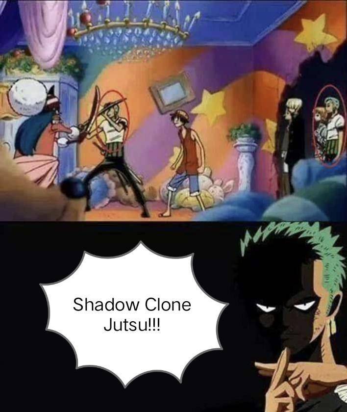 meme Zoro sebelum time skip