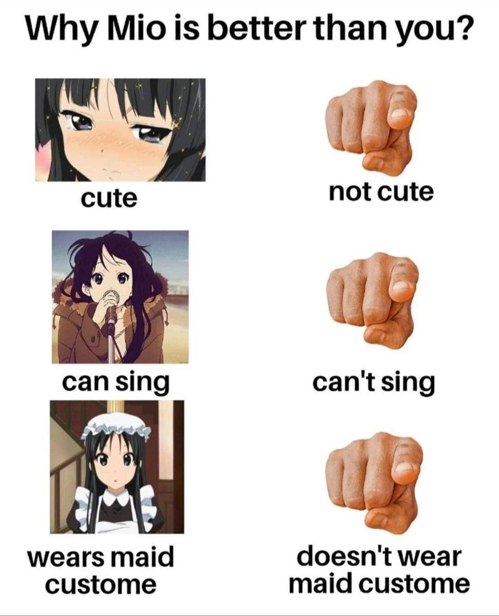 meme Mio K-On!