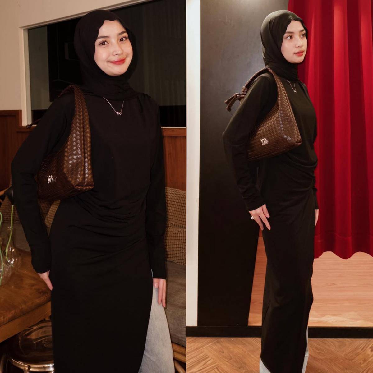 Ide OOTD kasual feminin ala Tania Dewi 