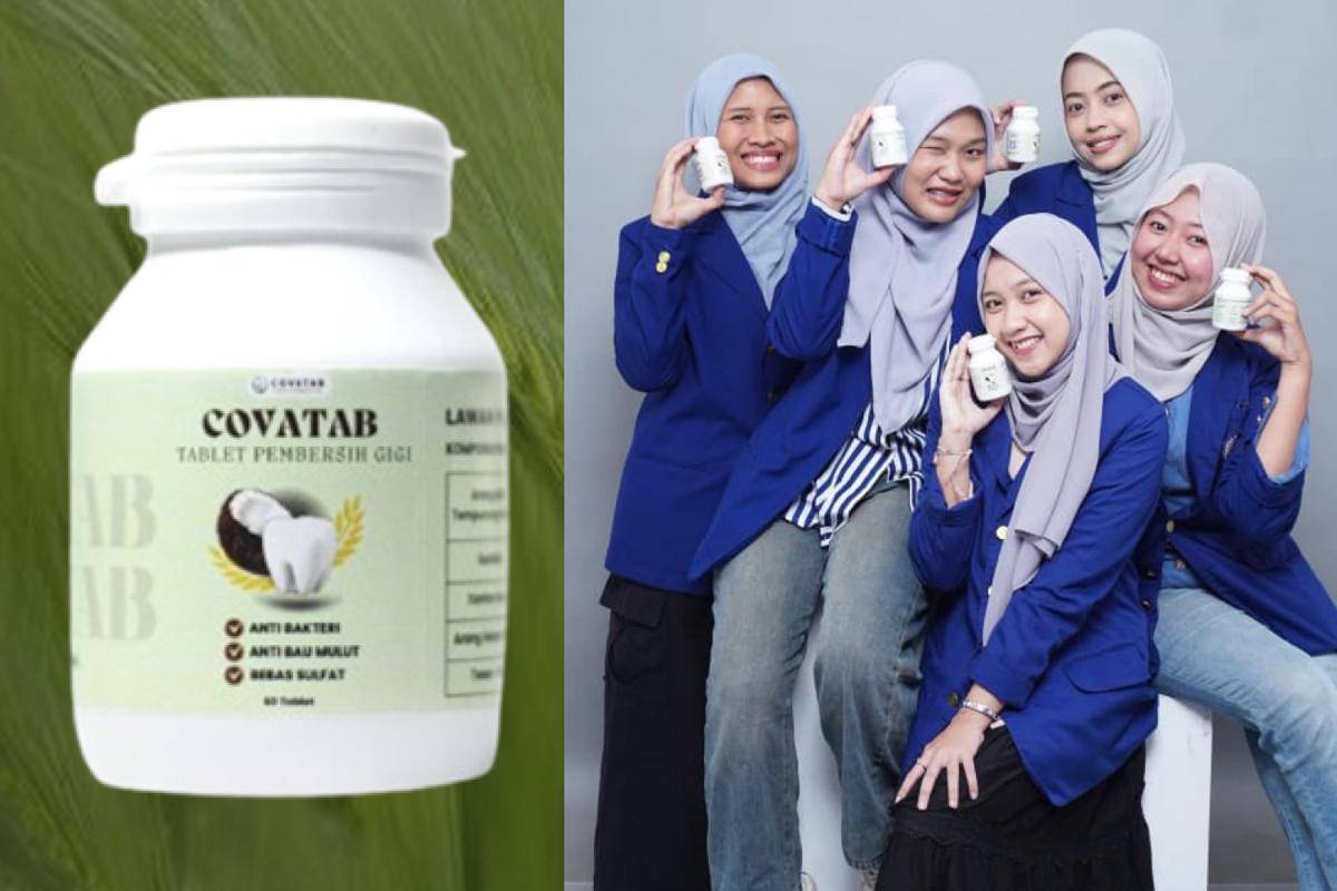 Mahasiswa UNY Bikin Covatab, Tablet Pasta Gigi dari Arang dan Sekam. (uny.ac.id)