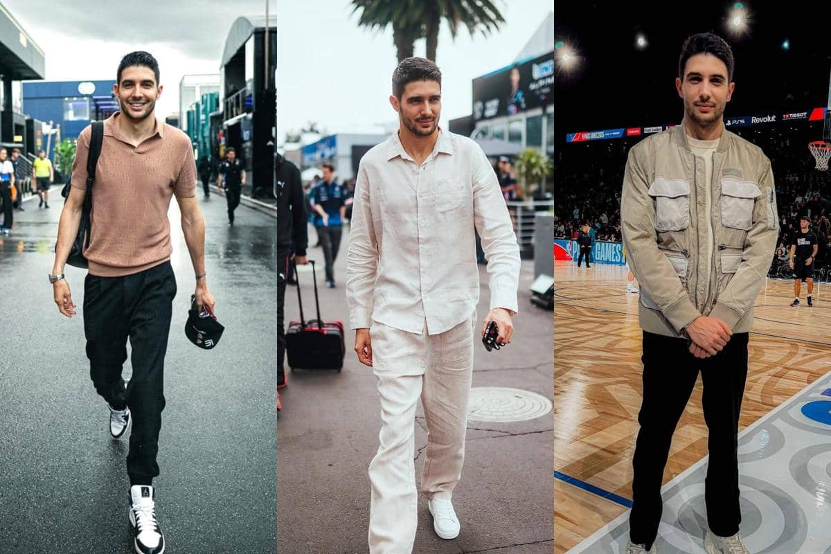 7 Gaya Outfit Smart Casual ala Esteban Ocon, Pembalap Formula 1