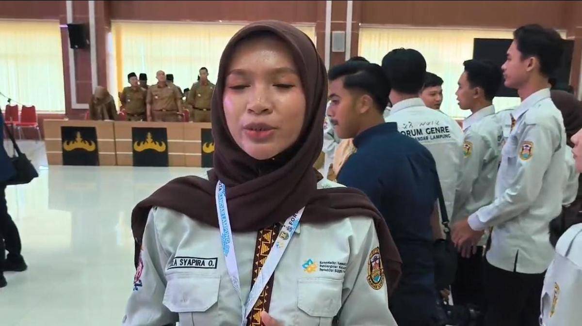 Ketua Umum Forum Genre Kota Bandar Lampung, Sela Syapira Oktari. (IDN Times/Muhaimin)