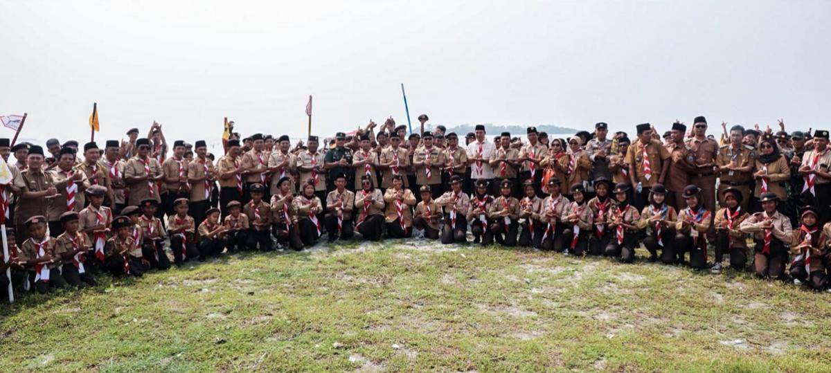 Jambore Penggalang Kecamatan Ketapang, Lampung Selatan (Dok/Humas Pemkab Lampung Selatan)