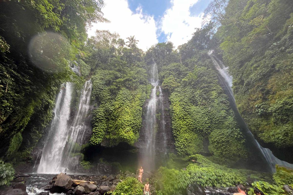 Air Terjun Fiji di Lemukih, Buleleng (dok.pribadi/Natalia Indah)
