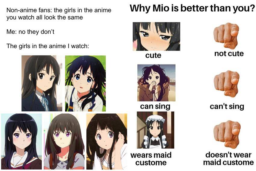 meme Mio K-On!