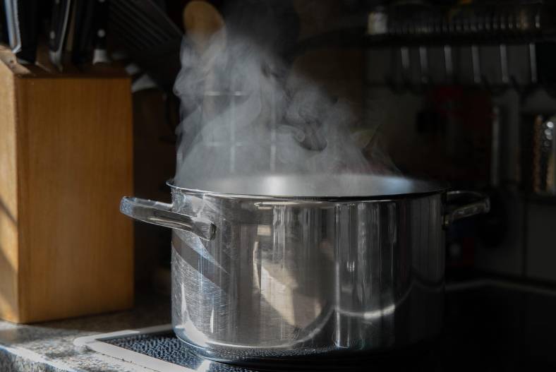 illustrasi panci masak