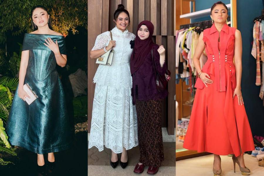 Outfit pesta ala Marshanda (instagram.com/marshanda99)