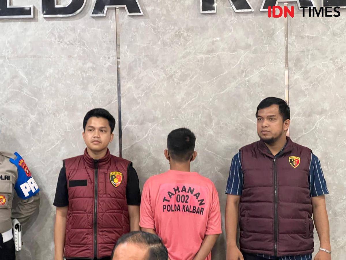 Polda Kalbar tangkap pelaku persetubuhan anak di bawah umur. 