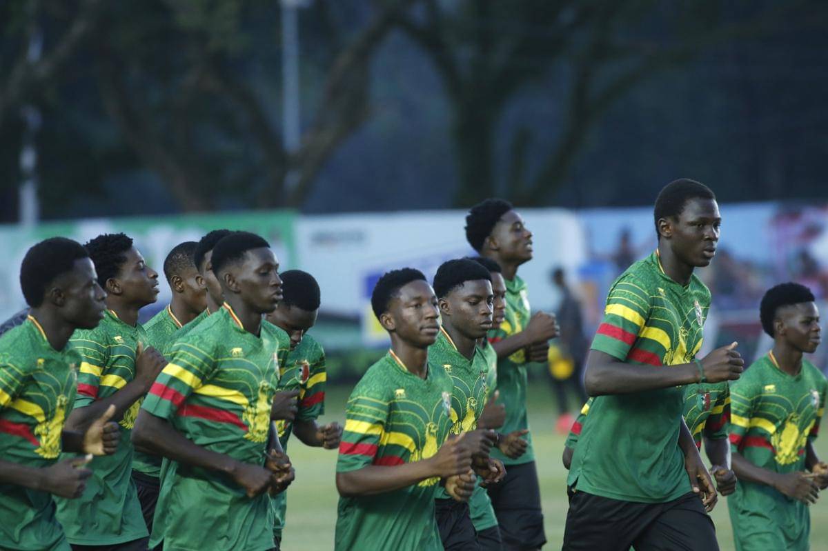 Timnas Mali U-17 saat menggelar persiapan jelang laga perdana Piala Kemerdekaan kontra Uzbekistan (IDN Times/Doni Hermawan)