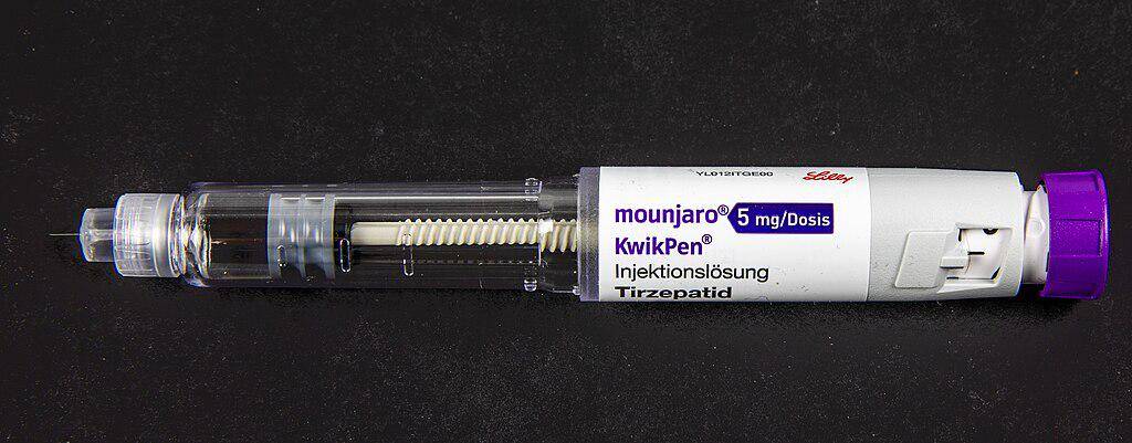 Obat diabetes tipe 2 dan penurun berat badan Mounjaro. (commons.wikimedia.org/Raimond Spekking)