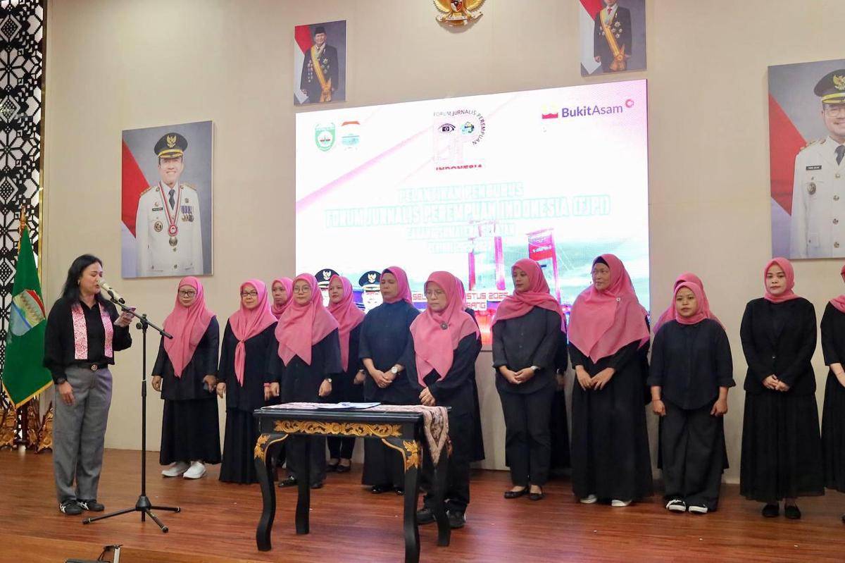 Pelantikan Forum Jurnalis Perempuan Indonesia (FJPI) Sumsel (Dok: FJPI Sumsel)