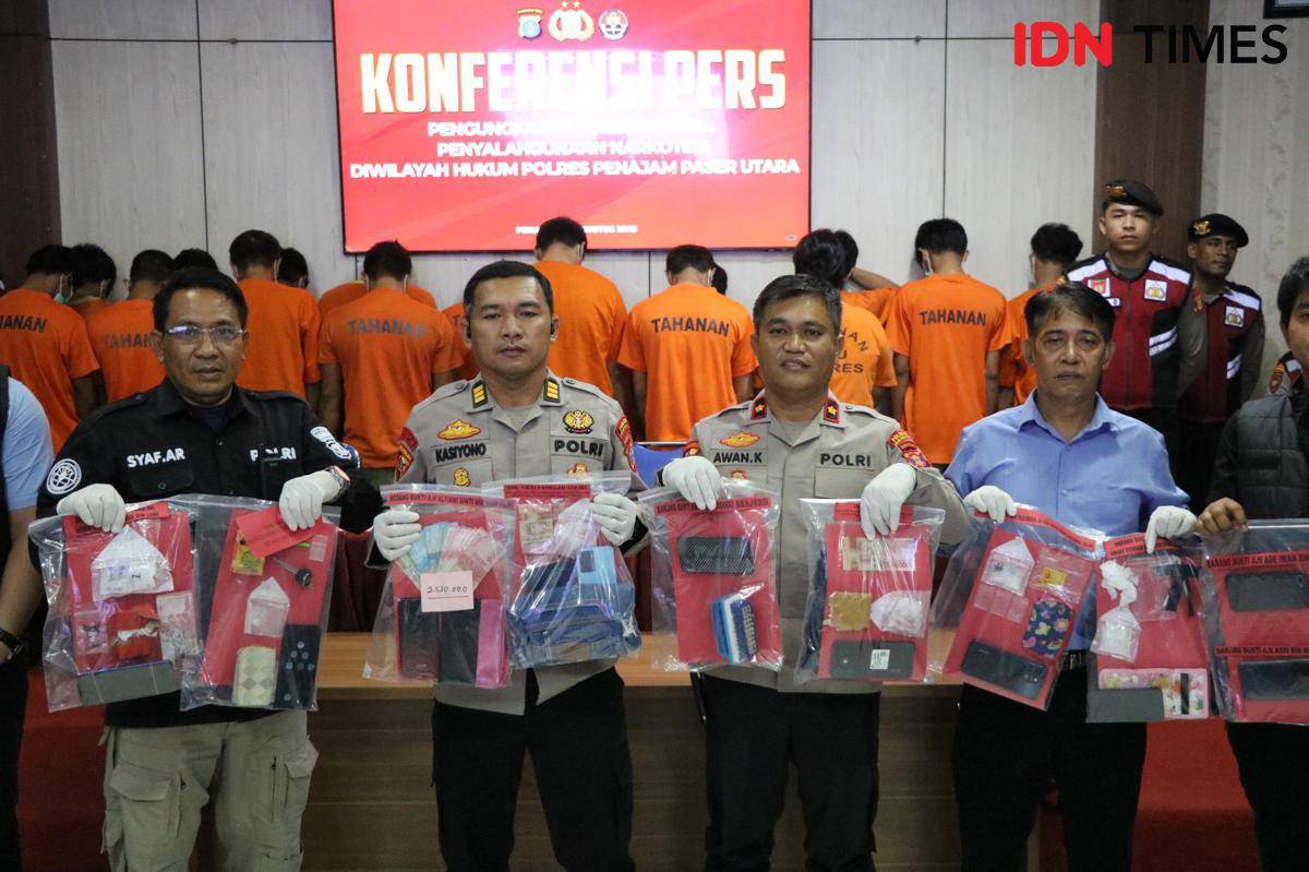  barang bukti narkoba 