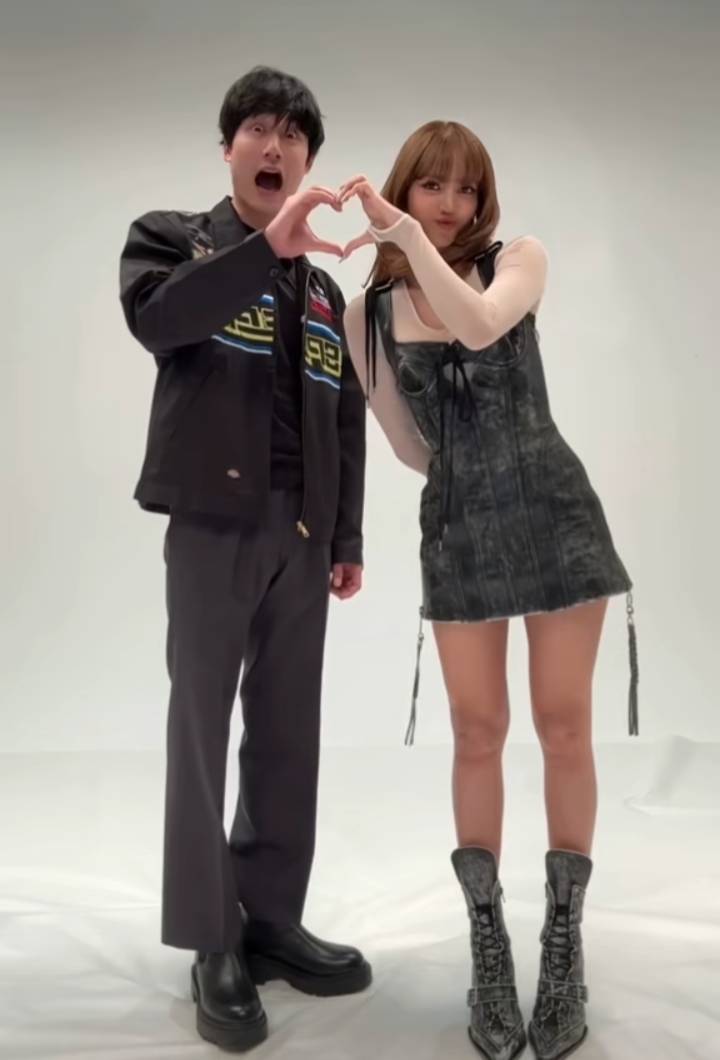 Tangkapan Layar Challenge Lisa dan Sakaguchi (tiktok.com/@lalalalisa_m)